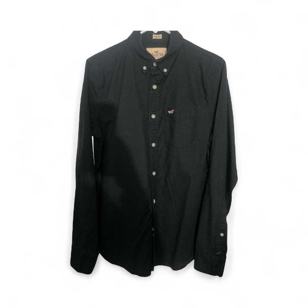Hollister Midnight Blue Button-Up Shirt
